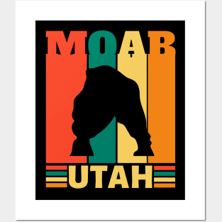 Retro Moab Utah Posters and Art